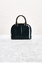 view 3 of 10 Louis Vuitton Alma BB Handbag in Blue & Black