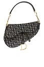 view 1 of 9 Dior Trotter Oblique Saddle Bag in Blue