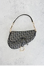 view 2 of 9 Dior Trotter Oblique Saddle Bag in Blue