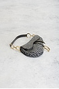 view 4 of 9 Dior Trotter Oblique Saddle Bag in Blue