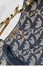view 6 of 9 Dior Trotter Oblique Saddle Bag in Blue