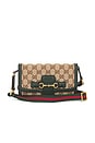 view 1 of 7 Gucci Horsebit 1955 Shoulder Bag in Beige