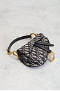 view 4 of 6 Dior Trotter Oblique Saddle Bag in Blue