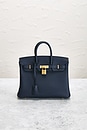 view 2 of 9 Hermes Togo Birkin 25 Handbag in Bleu Abysse
