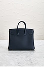 view 3 of 9 Hermes Togo Birkin 25 Handbag in Bleu Abysse
