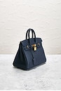 view 4 of 9 Hermes Togo Birkin 25 Handbag in Bleu Abysse