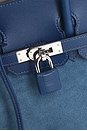view 5 of 9 Hermes Grizzly & Swift Birkin 25 Handbag in Blue