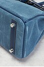 view 7 of 9 Hermes Grizzly & Swift Birkin 25 Handbag in Blue