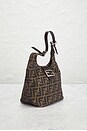 view 4 of 9 Fendi Zucca Shoulder Bag in Brown