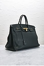 view 4 of 8 Hermes Togo Birkin 35 Handbag in Noir