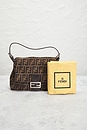 view 9 of 9 Fendi Zucca Mama Baguette Shoulder Bag in Brown