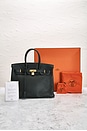view 9 of 9 Hermes Togo Birkin 35 Handbag in Noir