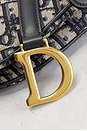 view 6 of 8 Dior Trotter Oblique Saddle Bag in Blue