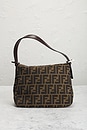 view 3 of 8 Fendi Zucca Shoulder Bag in Brown