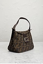 view 4 of 8 Fendi Zucca Shoulder Bag in Brown