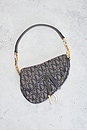 view 2 of 9 Dior Vintage Diorissimo Saddle Bag in Blue