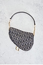 view 3 of 9 Dior Vintage Diorissimo Saddle Bag in Blue