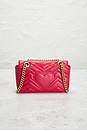 view 3 of 8 Gucci Mini GG Marmont Shoulder Bag in Hibiscus Red