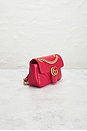 view 4 of 8 Gucci Mini GG Marmont Shoulder Bag in Hibiscus Red
