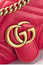 view 5 of 8 Gucci Mini GG Marmont Shoulder Bag in Hibiscus Red
