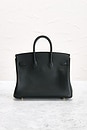 view 3 of 10 Hermes Swift Birkin 25 Retourne Handbag in Noir