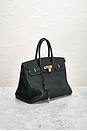 view 4 of 9 Hermes Clemence Birkin 35 Retourne Handbag in Noir