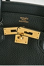 view 7 of 9 Hermes Clemence Birkin 35 Retourne Handbag in Noir