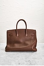 view 3 of 10 Hermes Togo Birkin 35 Retourne Handbag in Maroon Fonce