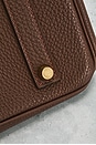 view 9 of 10 Hermes Togo Birkin 35 Retourne Handbag in Maroon Fonce