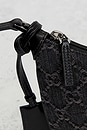 view 8 of 9 Gucci Denim Shoulder Bag in Black