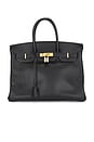 view 1 of 8 Hermes Togo Birkin 35 Handbag in Noir
