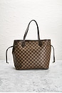 view 3 of 9 Louis Vuitton Damier Ebene Neverfull MM Tote Bag in Brown