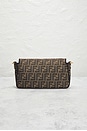 view 3 of 9 Fendi Zucca Baguette Shoulder Bag in Brown