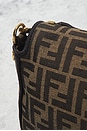 view 8 of 9 Fendi Zucca Baguette Shoulder Bag in Brown