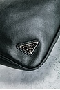 view 5 of 9 Prada Triangle Pouch in Black
