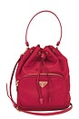 view 1 of 9 Prada Tessuto Bucket Bag in Red