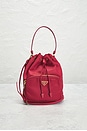 view 2 of 9 Prada Tessuto Bucket Bag in Red