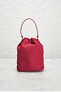 view 3 of 9 Prada Tessuto Bucket Bag in Red