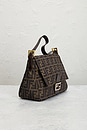 view 4 of 8 Fendi Zucca Mama Baguette Shoulder Bag in Tobacco Brown