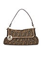 view 1 of 8 Fendi Zucca Chef Shoulder Bag in Brown