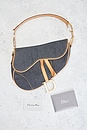 view 10 of 10 Dior Denim Saddle Bag in Blue