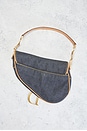 view 3 of 10 Dior Denim Saddle Bag in Blue