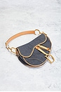 view 4 of 10 Dior Denim Saddle Bag in Blue