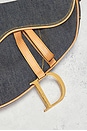view 5 of 10 Dior Denim Saddle Bag in Blue