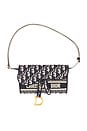 view 1 of 7 Dior Oblique Slim Saddle Belt Bag in Blue
