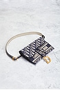 view 4 of 7 Dior Oblique Slim Saddle Belt Bag in Blue