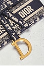 view 5 of 7 Dior Oblique Slim Saddle Belt Bag in Blue