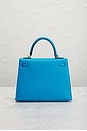 view 3 of 7 SAC HERMES in Bleu Frida