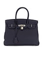 view 1 of 9 BOLSO HERMES in Bleu Nuit