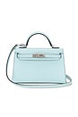 view 1 of 8 Hermes Epsom Kelly 20 Handbag in Blue Zephyr